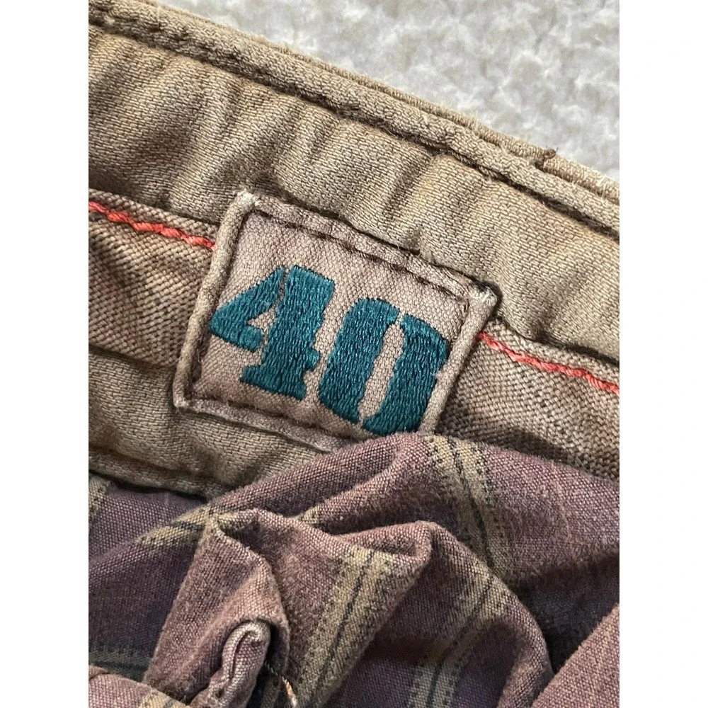 Lucky‎ Brand Mens 40 Cargo Shorts Brown Outdoor Utility Cotton Casual